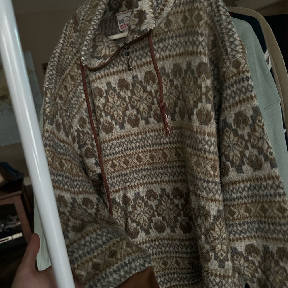 Women’s Cozy Patterned QuarterZip
